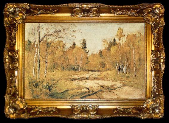 framed  Levitan, Isaak The Sunshine of Autumn, ta009-2